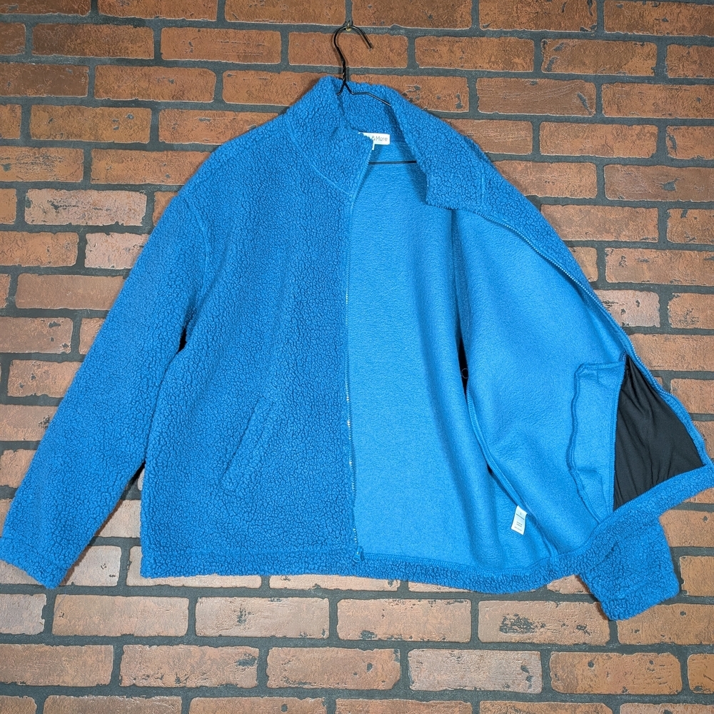 Cozy Teddy Bear Blue Fleece‎ Jacket - Purple & More